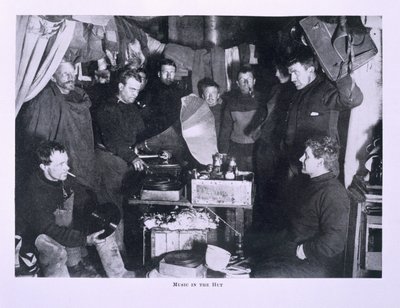 Music in the Hut (incl. Capt. Scott), from 