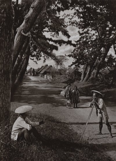 On the Old Tokaido by Herbert Ponting