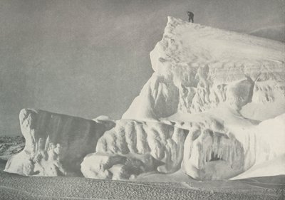 On the Summit of an Iceberg by Herbert Ponting