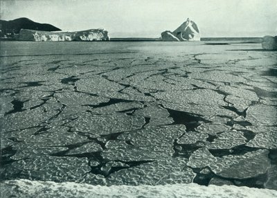 Pancake Ice Forming Into Floes Off Cape Evans, c1910-1913, 1913 by Herbert Ponting