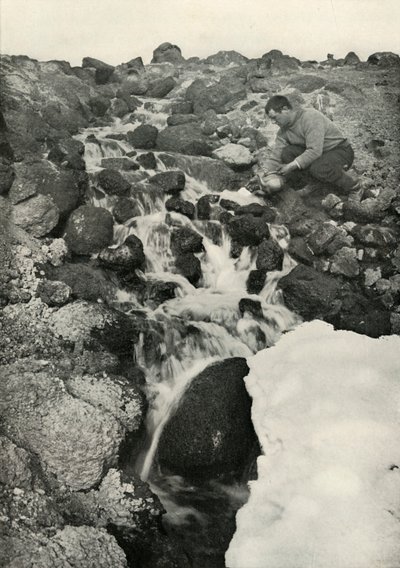 Something of a Phenomenon - A Fresh-Water Cascade, c1910-1913, 1913 by Herbert Ponting