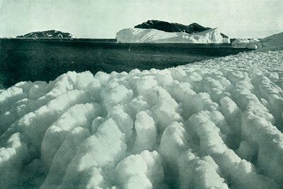 Spray Ridges of Ice After a Blizzard by Herbert Ponting