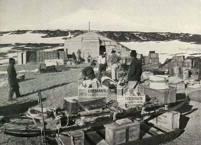 The Condition of Affairs a Week After Landing by Herbert Ponting