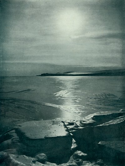 The Freezing Up of the Sea by Herbert Ponting