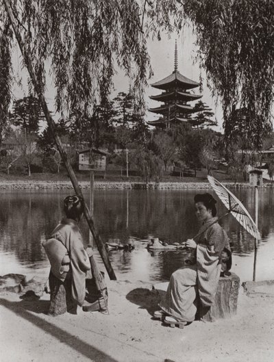 The Kobukuji Pagoda by Herbert Ponting