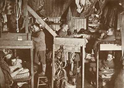 The Tenements Cherry-Garrard, Bowers, Oates, Meares, Atkinson, 9 October 1911 by Herbert Ponting