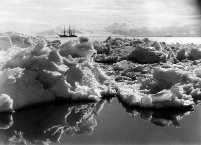 The Terra Nova in McMurdo Sound, Antarctica, 1911 by Herbert Ponting