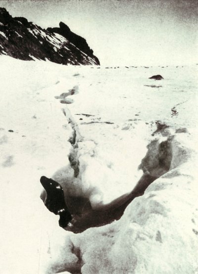 The Tide-Crack at Razorback Island, 1911 by Herbert Ponting
