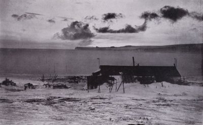 The party goes into Winter Quarters by Herbert Ponting