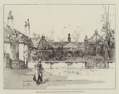 Emmanuel Hospital, Westminster, threatened with Demolition by Herbert Railton
