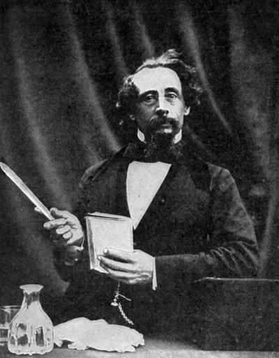 Charles Dickens Giving a Reading, 1859-1912 by Herbert Watkins
