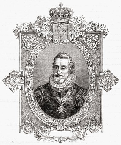 Henri IV, engraved by Pannemaker-Ligny, from 