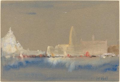 The Salute and the Palazzo Ducale from the Bacino di San Marco by Hercules Brabazon Brabazon