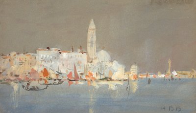 Venetian Capriccio with a Campanile by Hercules Brabazon Brabazon