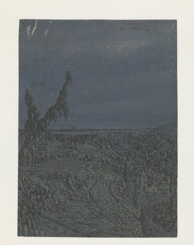 Landscape with a Plateau, a River in the Distance by Hercules Segers