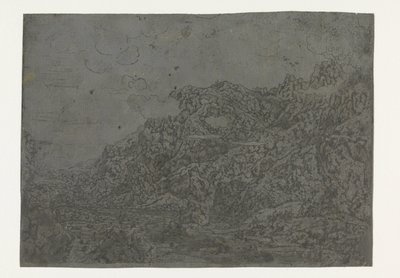 Rocky Landscape with Low Clouds by Hercules Segers