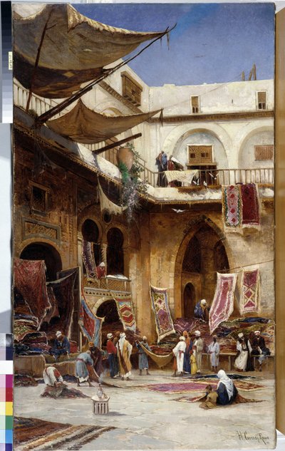 Carpet dealer in the streets of Istanbul