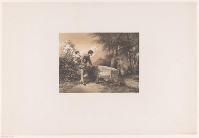 Two Couples in a Park by Herman Frederik Carel ten Kate
