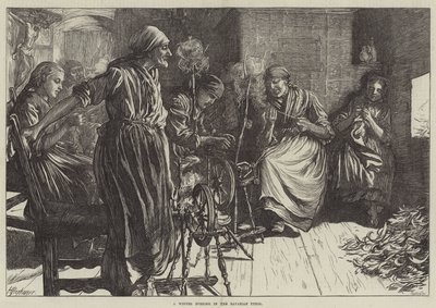 A Winter Evening in the Bavarian Tyrol by Herman Gustave Herkomer