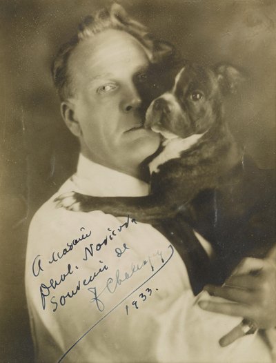 Portrait of the singer Feodor Ivanovich Chaliapin, c. 1930 by Herman Mishkin