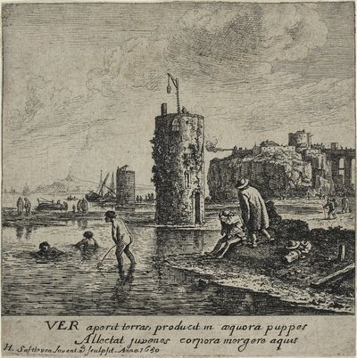 Spring by Herman Saftleven
