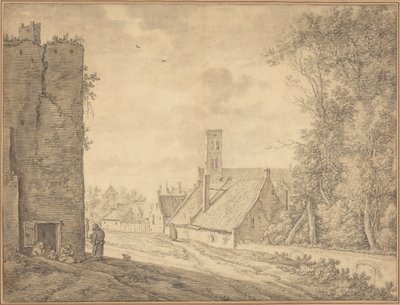 Village Landscape by Herman Saftleven