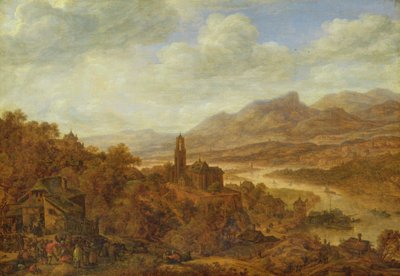 Landscape with the River Rhine by Herman the Younger Saftleven