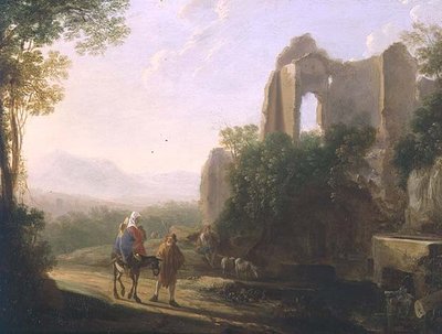 The Flight into Egypt by Herman van Swanevelt