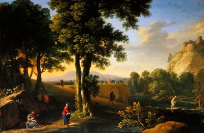 The Holy Family in a Landscape, c.1640 by Herman van Swanevelt