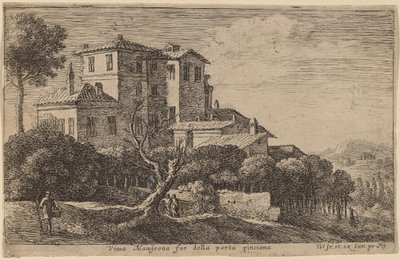 View of the Vineyard of the Villa Mamsrona by Herman van Swanevelt