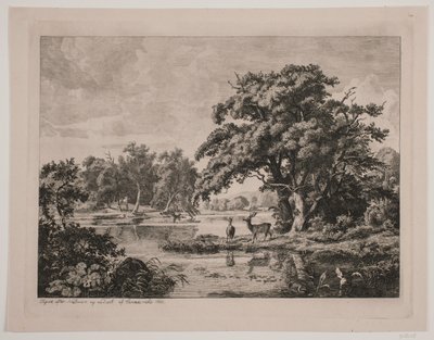 Scene in Hellebæk Forest by Hermann Carmiencke