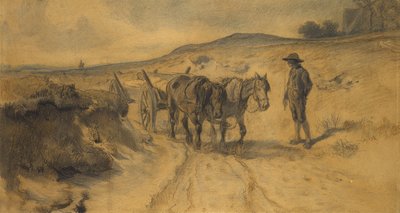 On the Moorland by Hermann Kauffmann