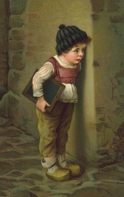 Boy in German Costume by Hermann Kaulbach