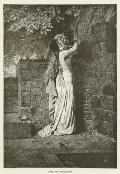 Immo and Hildegard by Hermann Kaulbach
