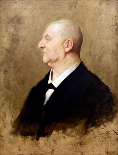 Portrait of Anton Bruckner by Hermann Kaulbach