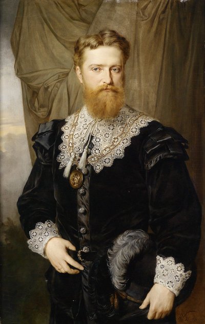 Portrait of Karl Lueger in Historical Costume by Hermann Nigg