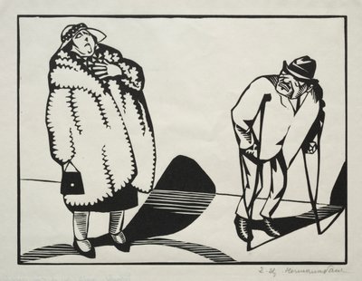 Charlot stop I beg you, I have broken legs by Hermann Paul