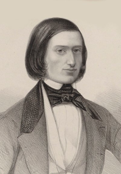 Portrait of Jacques Offenbach by Hermann Raunheim