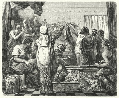 Fabius Maximus Declares War on the Carthaginians, 218 BC by Hermann Vogel