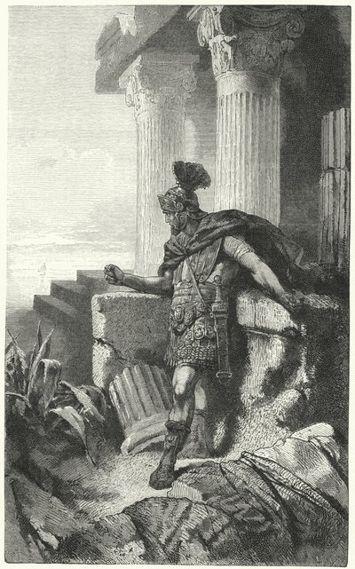 Gaius Marius in Exile Among the Ruins of Carthage by Hermann Vogel