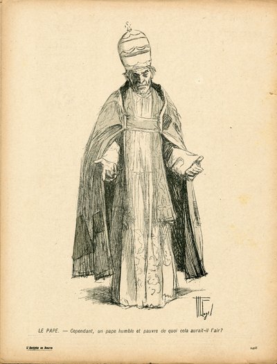 The Butter Plate, number 143, Satirical in B & W by Hermann Vogel