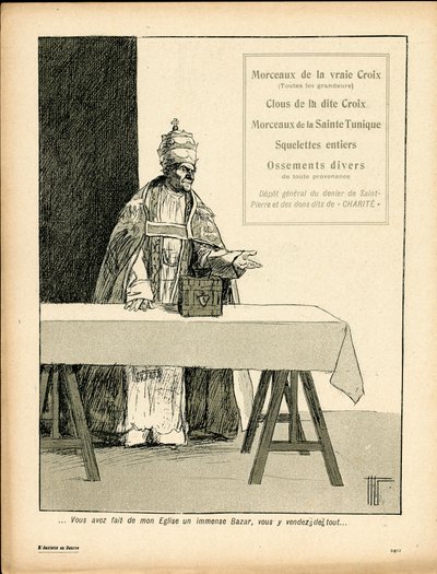 The Butter Plate, number 143, Satirical in B & W by Hermann Vogel