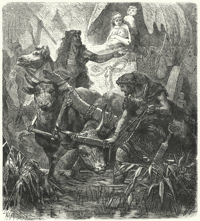 Migration of the ancient Aryans in India by Hermann Vogel