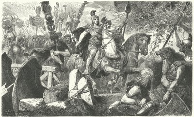 The Romans in Germania by Hermann Vogel