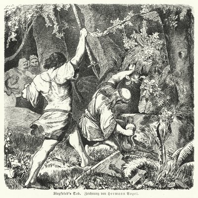 The death of Siegfried by Hermann Vogel