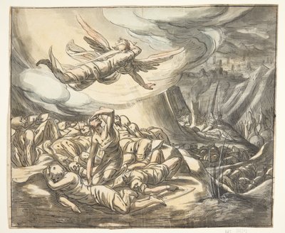 Angel with Drawn Sword by Hermann Weyer