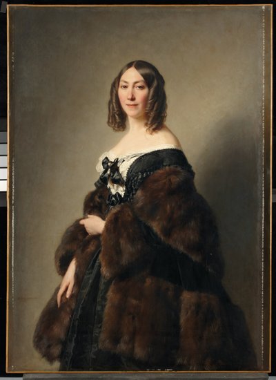 Portrait of Cécile Charlotte Furtado-Heine by Hermann Winterhalter