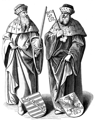 The Duke of Saxony and the Marquis of Brandenburg by Hieronymous Wierix