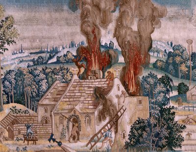 Saint Anthony in Prayer (detail) by Hieronymus (after) Bosch