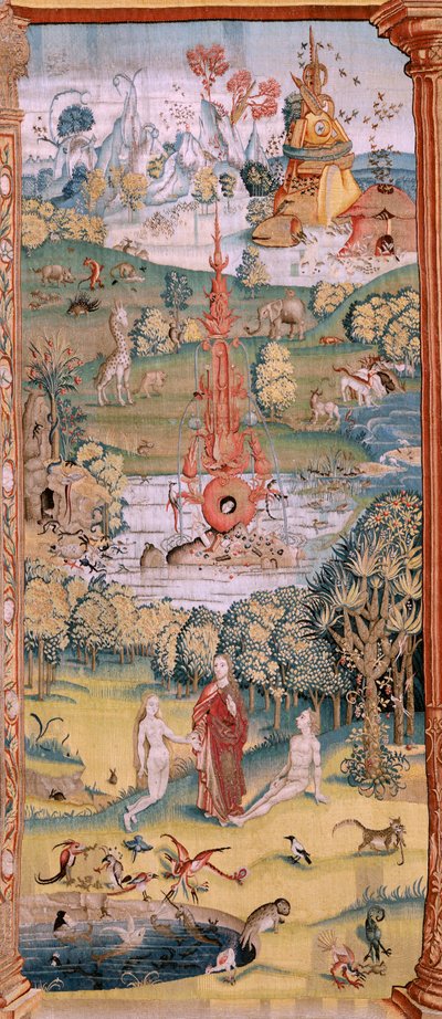 Series Four tapestries after Hieronymus Bosch. The Garden of Earthly Delights. Fourth tapestry in the series. Before 1560. by Hieronymus (after) Bosch